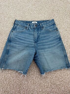 Free People Light Blue Denim Cutoff Jean Shorts